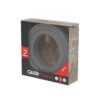 Textiel omwikkelde kabel,<br> 1,5m, metallic grijs,<br> Calex - Afbeelding 2