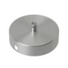Plafondplaat mat nikkel<br> 1 gat<br> Calex