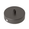 Plafondplaat mat parel zwart<br> 1 gat<br> Calex