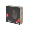 Textiel omwikkelde kabel, <br>3 m, zwart/grijs,<br> Calex - Afbeelding 2