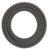 Textiel omwikkelde kabel, <br>3 m, zwart/wit,<br> Calex