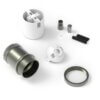 Fitting mat brons,<br>E27 model piek M,<br>Calex - Afbeelding 2