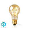 Nedis smart Led filament<br>standaard warm wit<br>500 lumen 5W